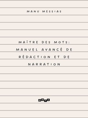 cover image of Maître des mots